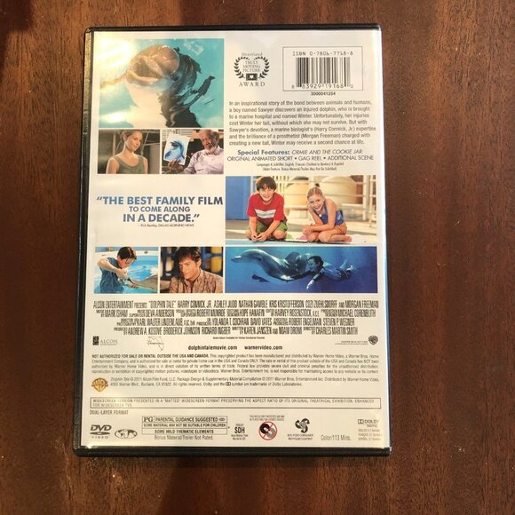 Dolphin Tale DVD 2011 PG Family Movie DVD - Picture 3 of 3